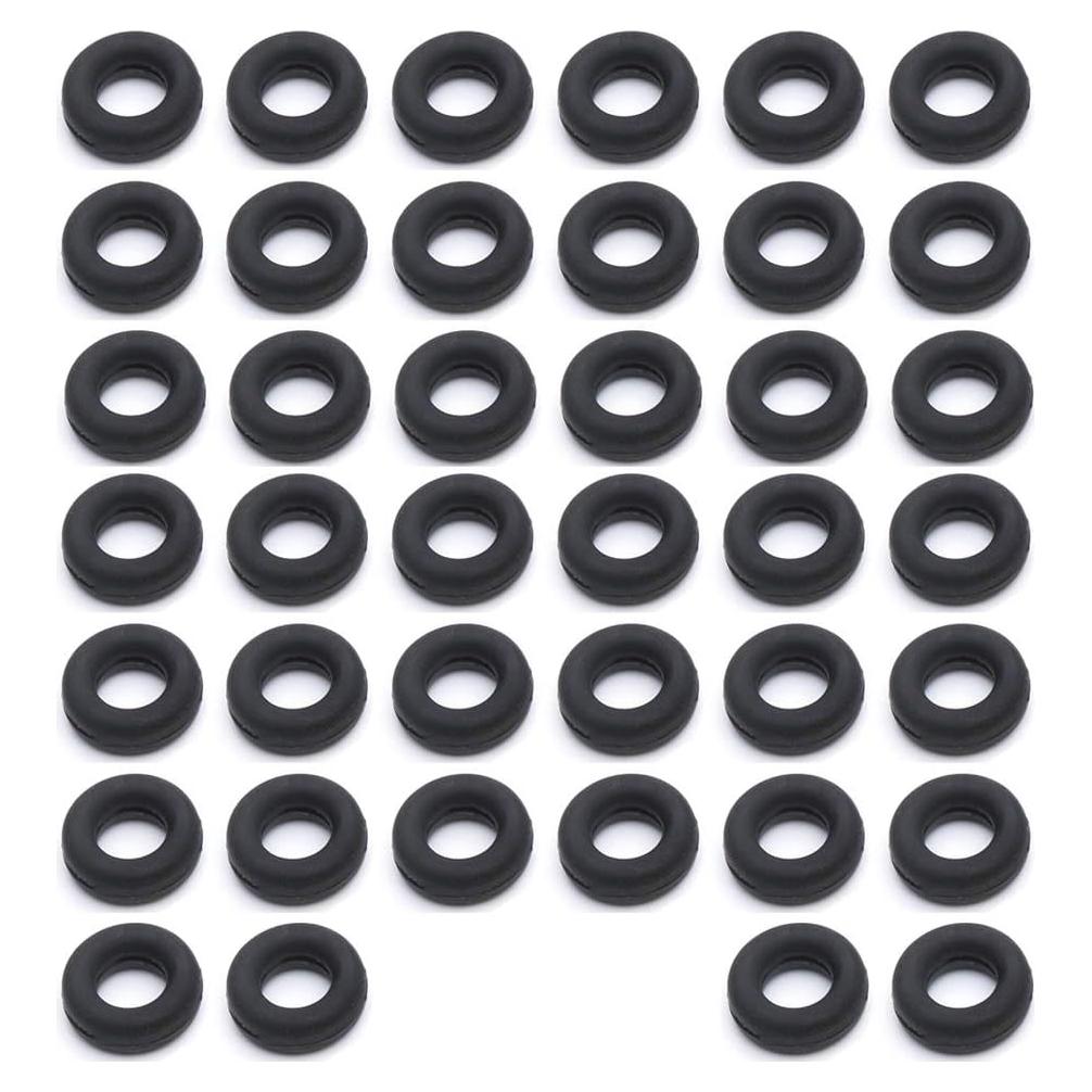 40 Fundas de Silicona Antideslizantes para Gafas - Negro