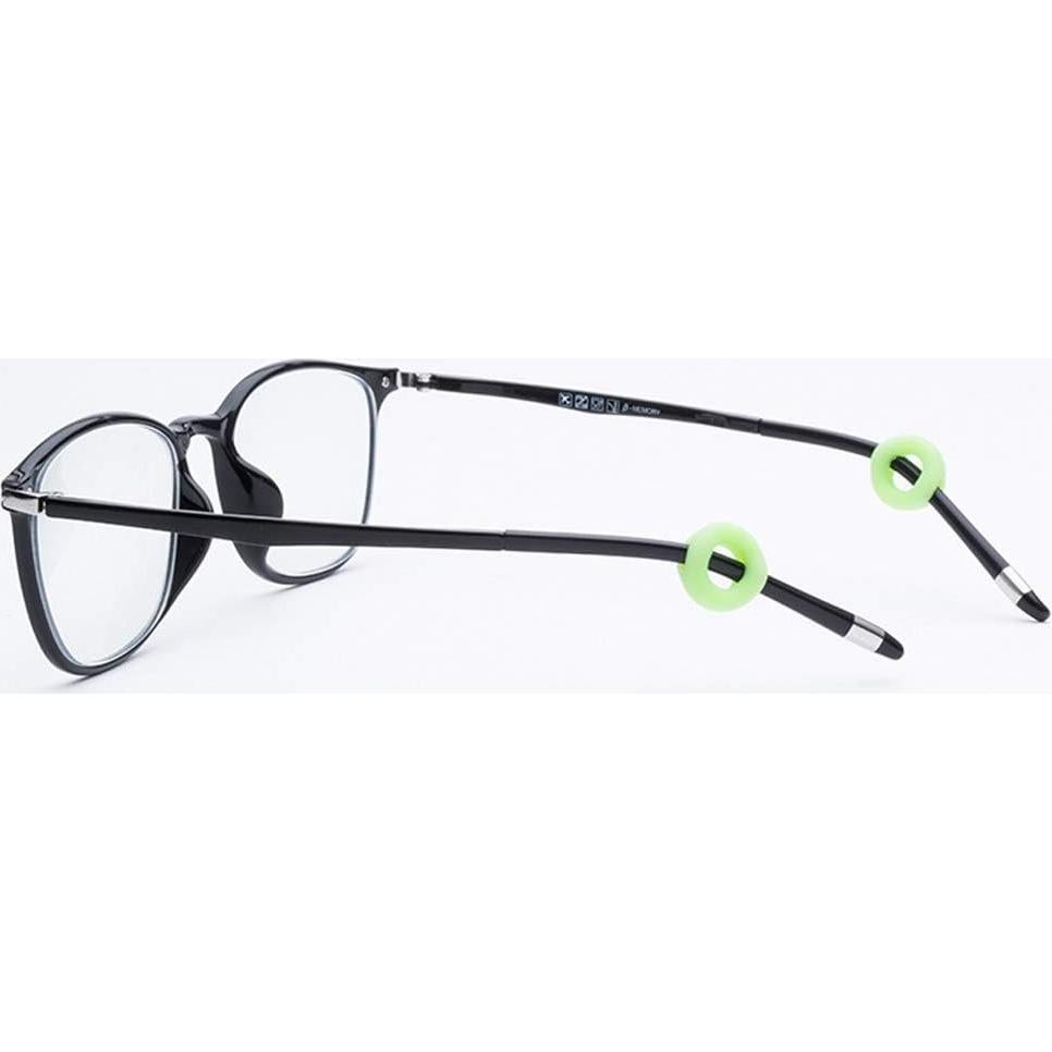 40 Fundas de Silicona Antideslizantes para Gafas - Negro