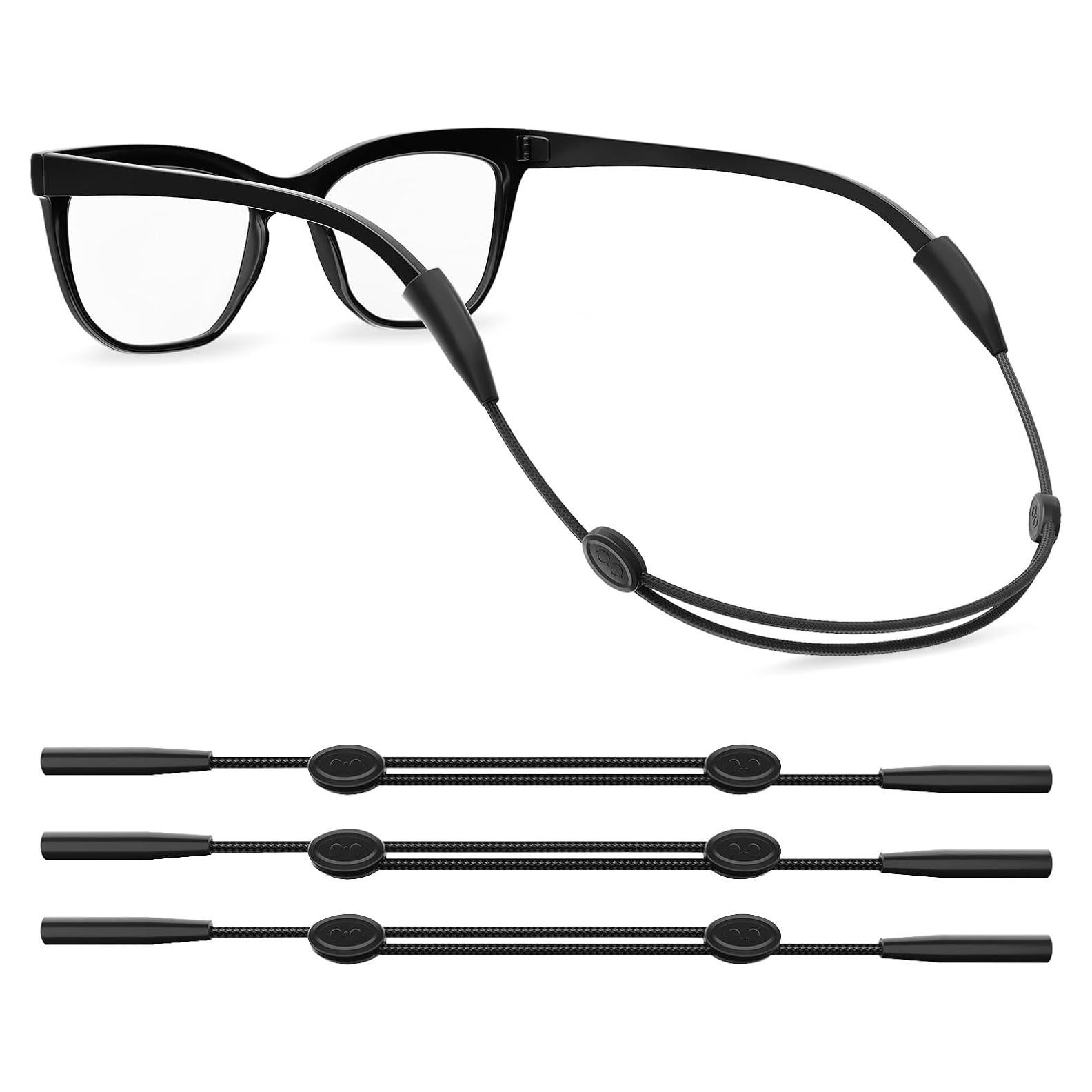 Correa Ajustable para Gafas FOFALY - 3 Pcs Negro 39.37 cm