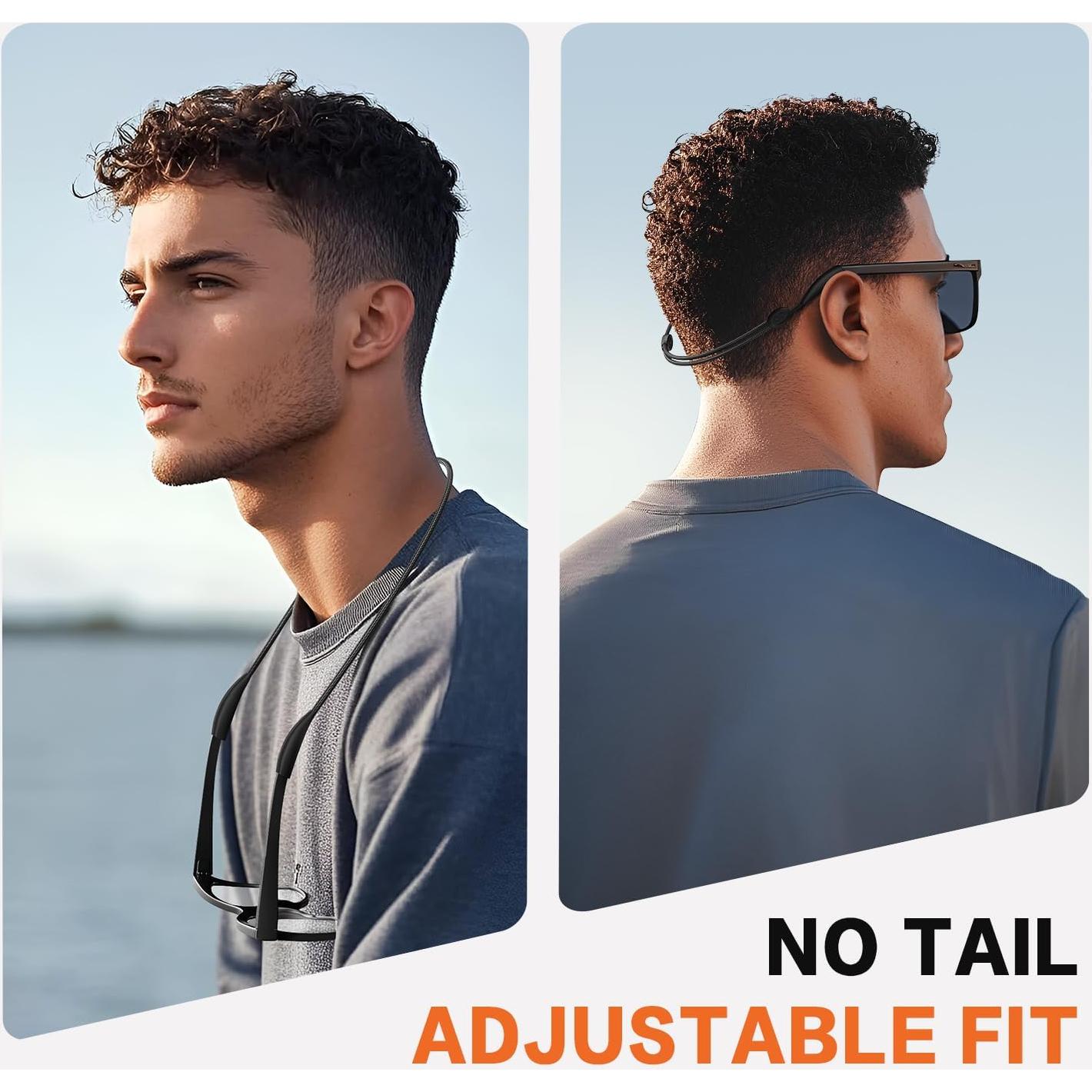 Correa Ajustable para Gafas FOFALY - 3 Pcs Negro 39.37 cm