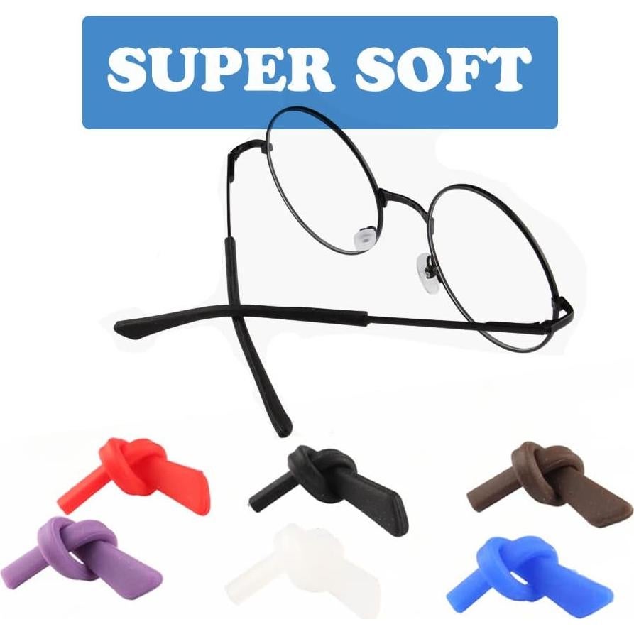 Puntas de Silicona Antideslizantes OPUGIT para Gafas - 8 Pares