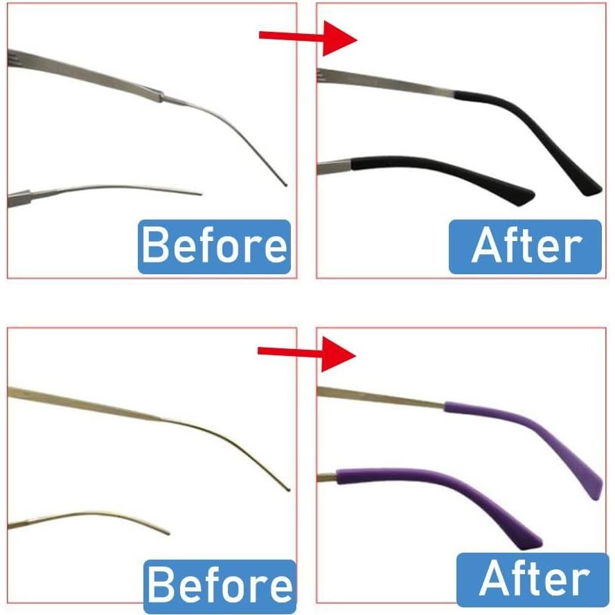 Puntas de Silicona Antideslizantes OPUGIT para Gafas - 8 Pares