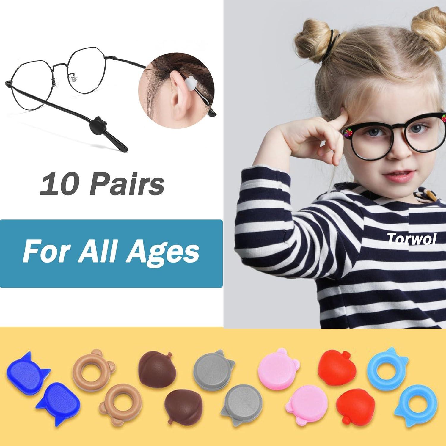 Ganchos Antideslizantes de Silicona TORWOL para Gafas - 10 Pares