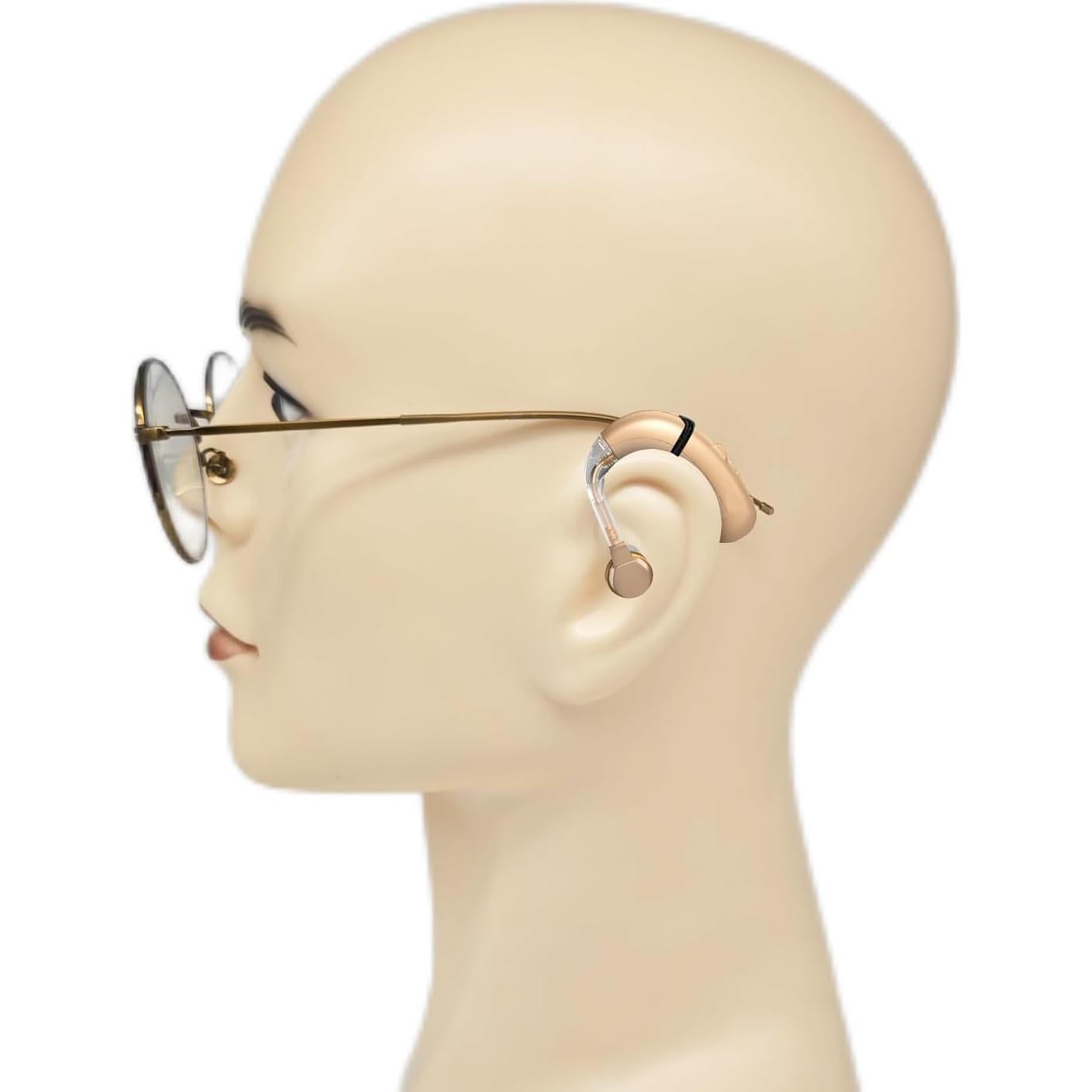 30 Retenedores de Audífono para Gafas CSLJMY - Blanco/Negro