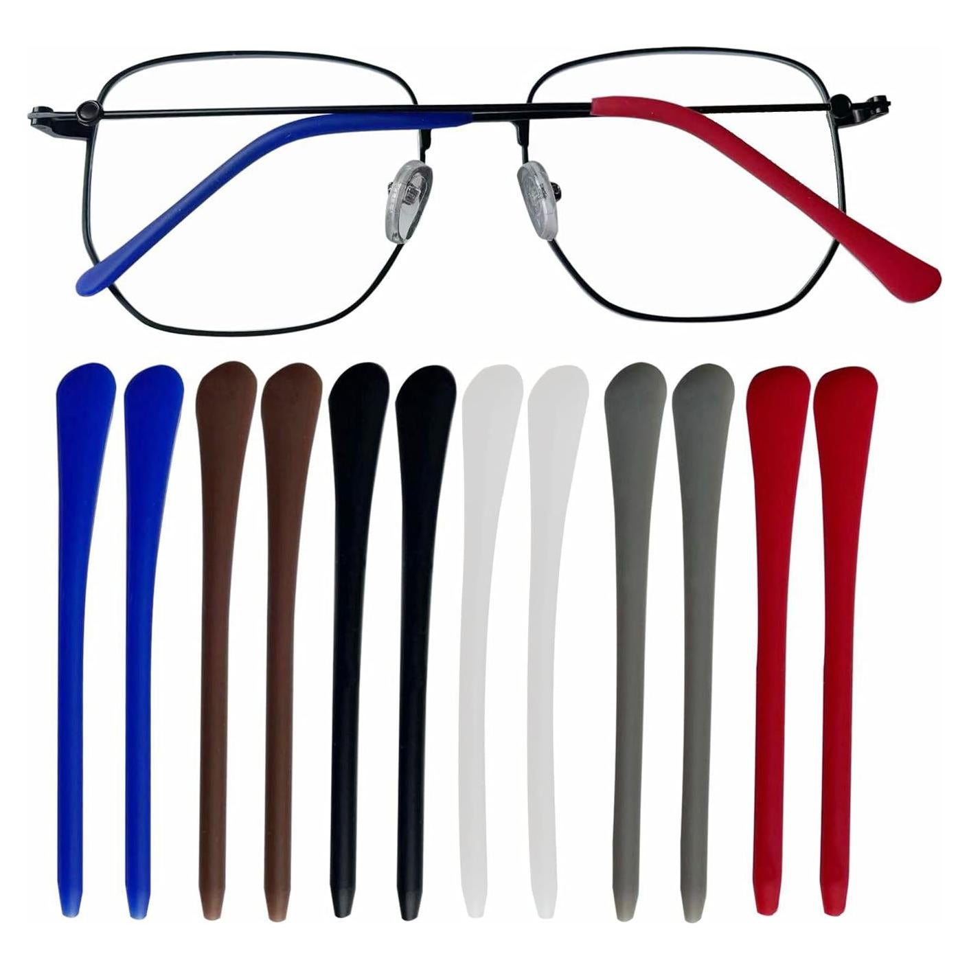 Puntas de Silicona Antideslizantes para Gafas KECHIO - 6 Pares