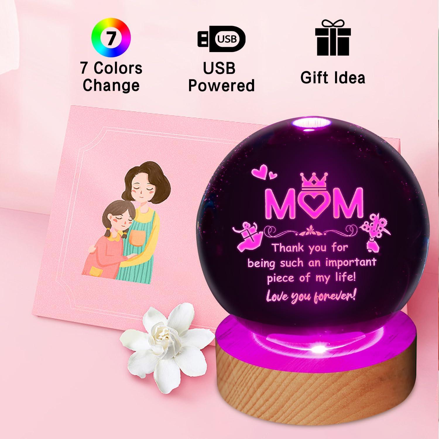 Lámpara de Mesa 3D JHXLAMP para Mamá - Regalos Especiales