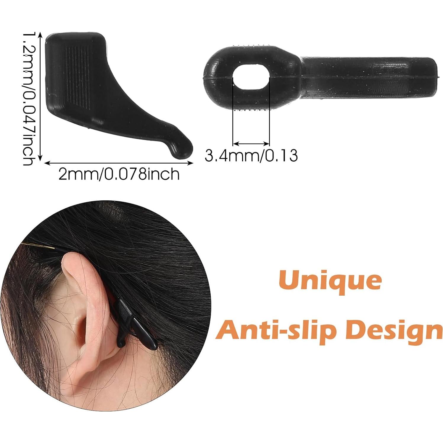 20 Piezas Sujetadores de Silicona Antideslizantes para Gafas