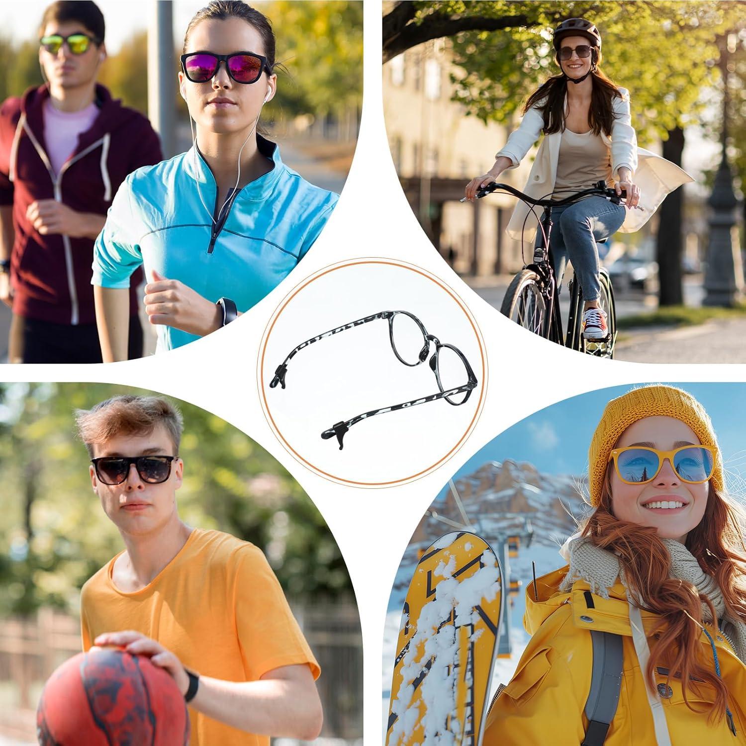 20 Piezas Sujetadores de Silicona Antideslizantes para Gafas