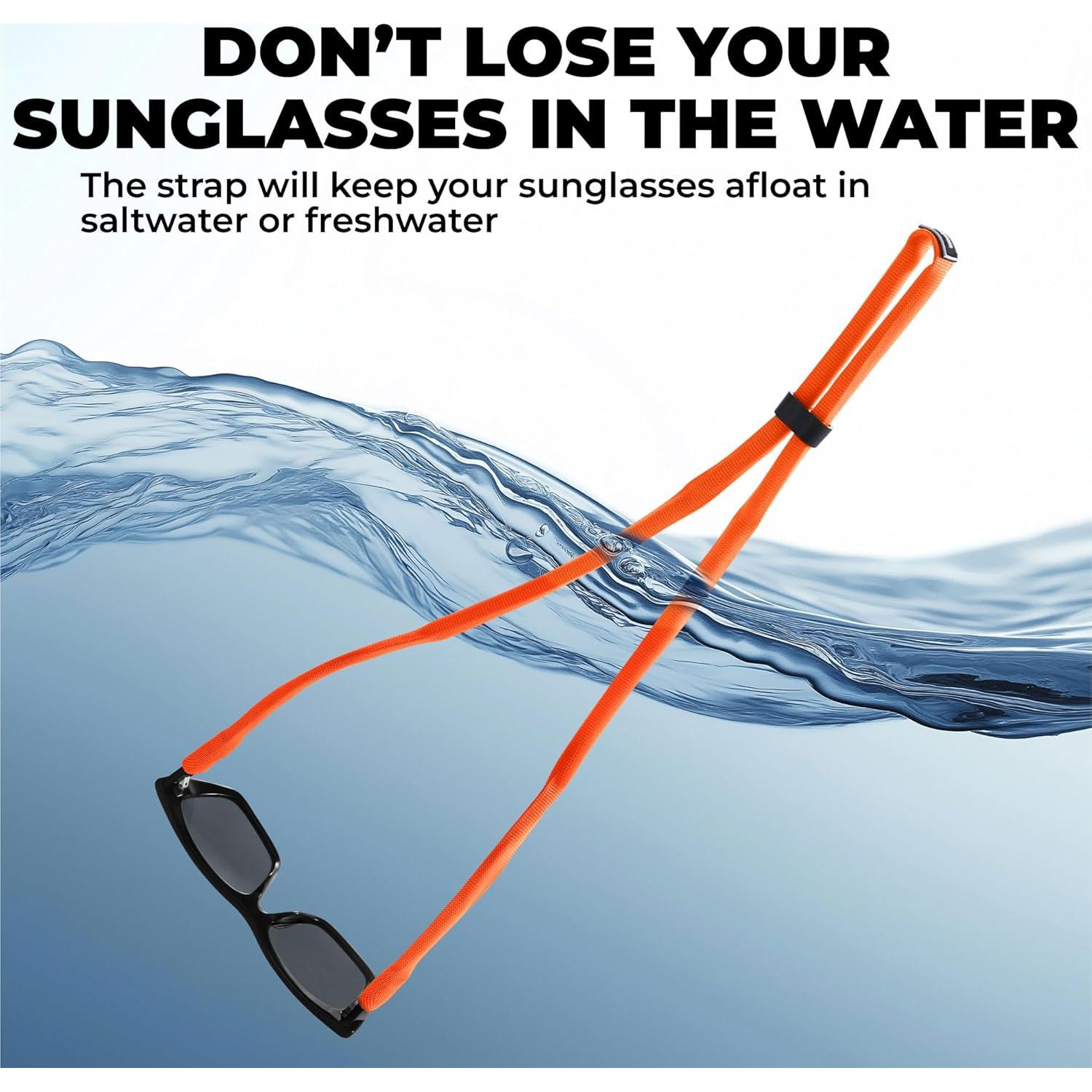 Correa Flotante para Gafas Tough Headwear - Naranja - Modelo TW-FloatingSunStraps