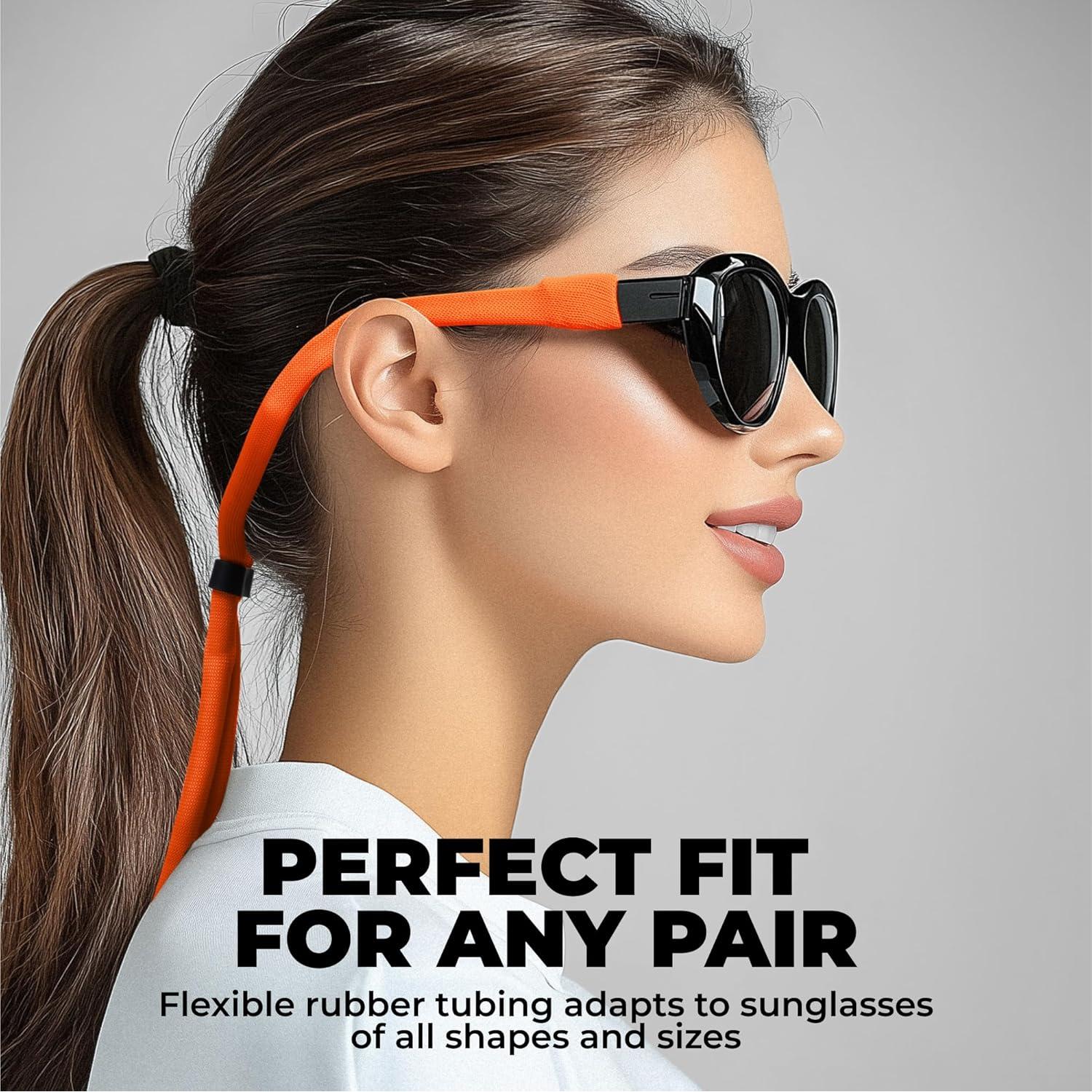 Correa Flotante para Gafas Tough Headwear - Naranja - Modelo TW-FloatingSunStraps