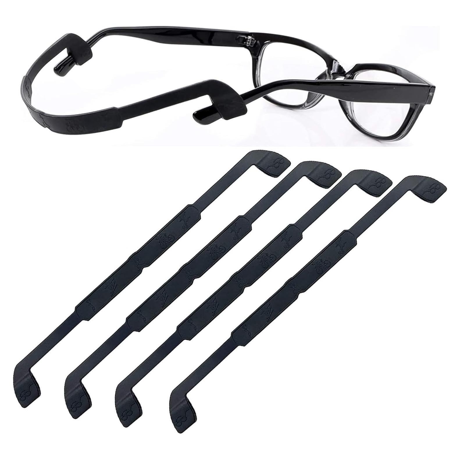 Paquete de 4 correas antideslizantes OPUGIT para gafas - Silicona suave