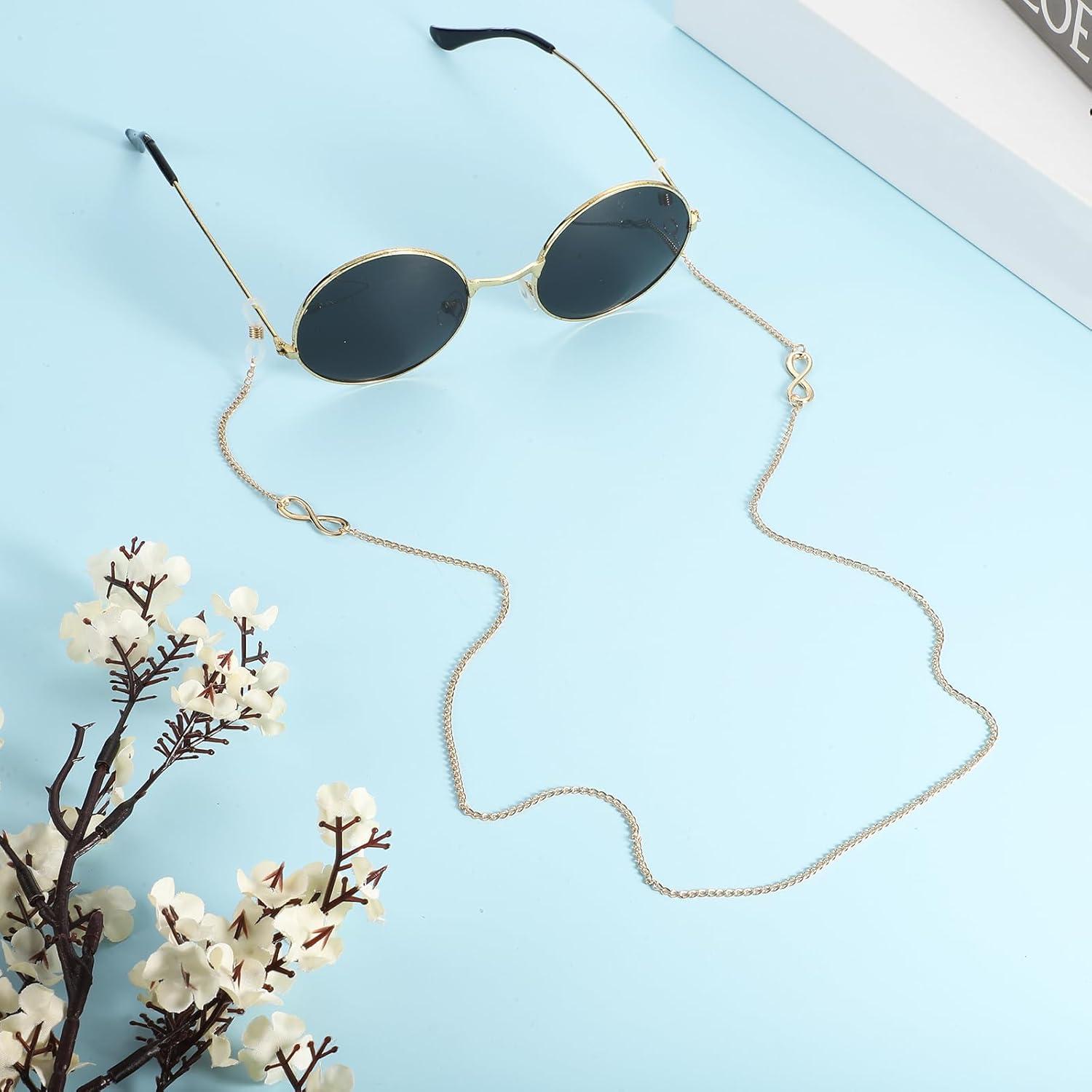 Cadena de Gafas uxcell 75cm Aleación Antideslizante