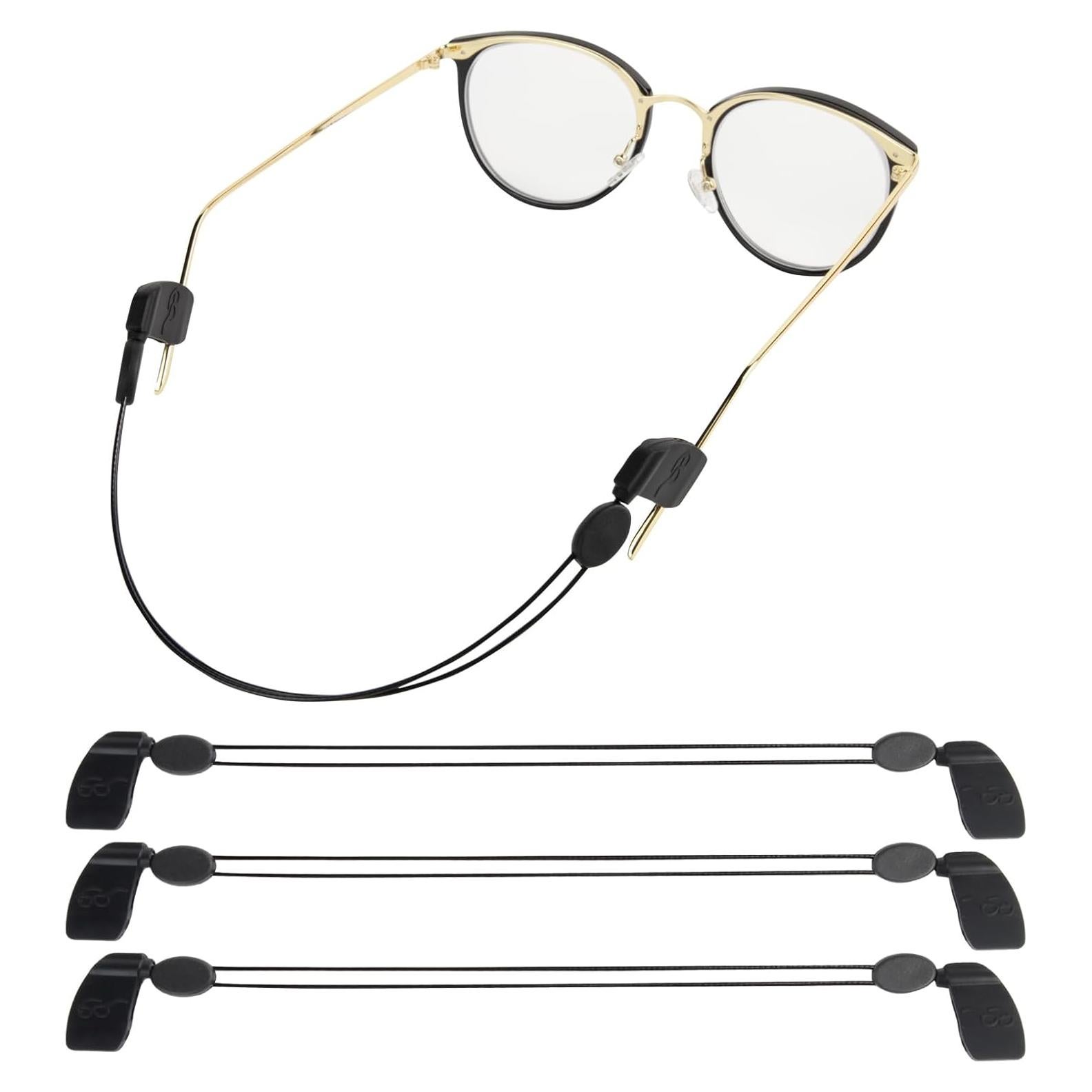 Correa Ajustable para Gafas Allfulyun - Antideslizante, Negro