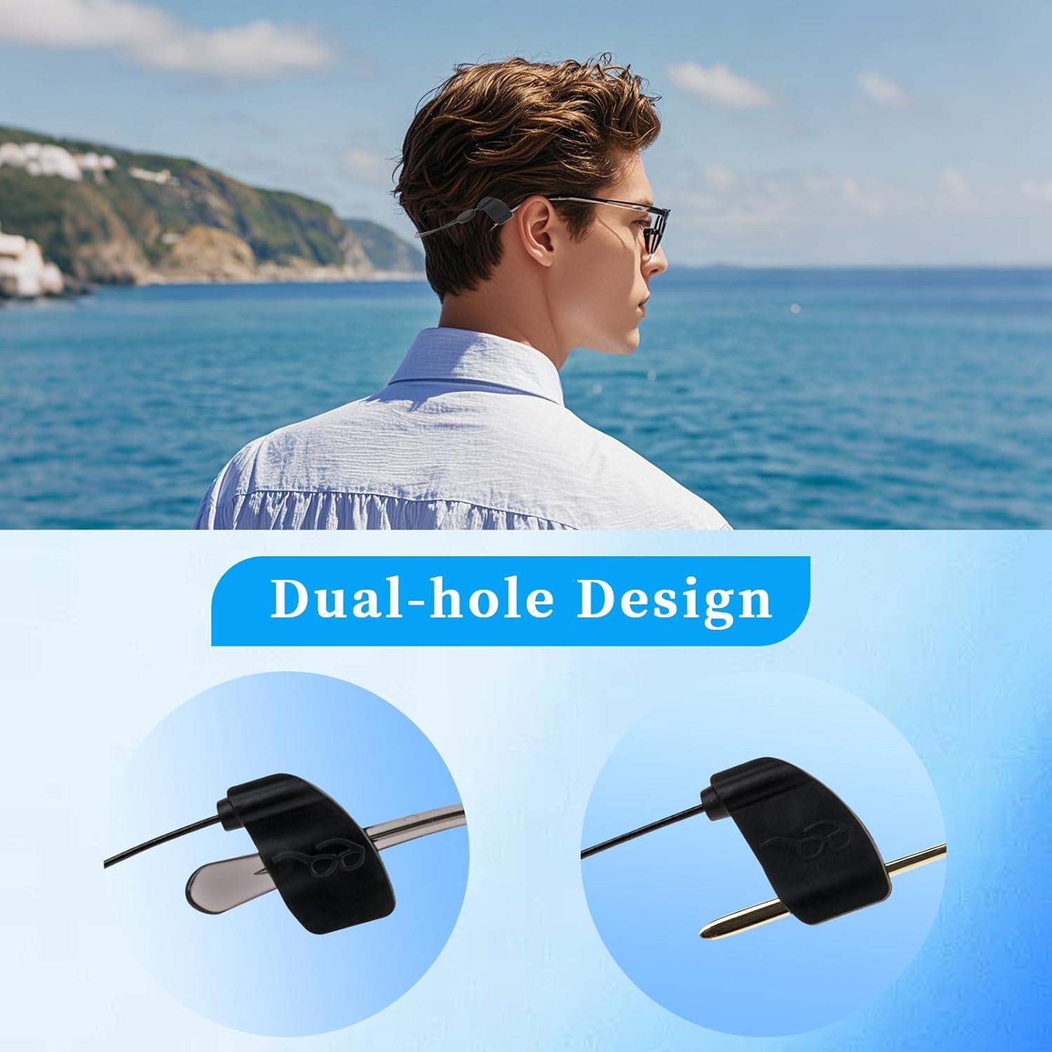 Correa Ajustable para Gafas Allfulyun - Antideslizante, Negro