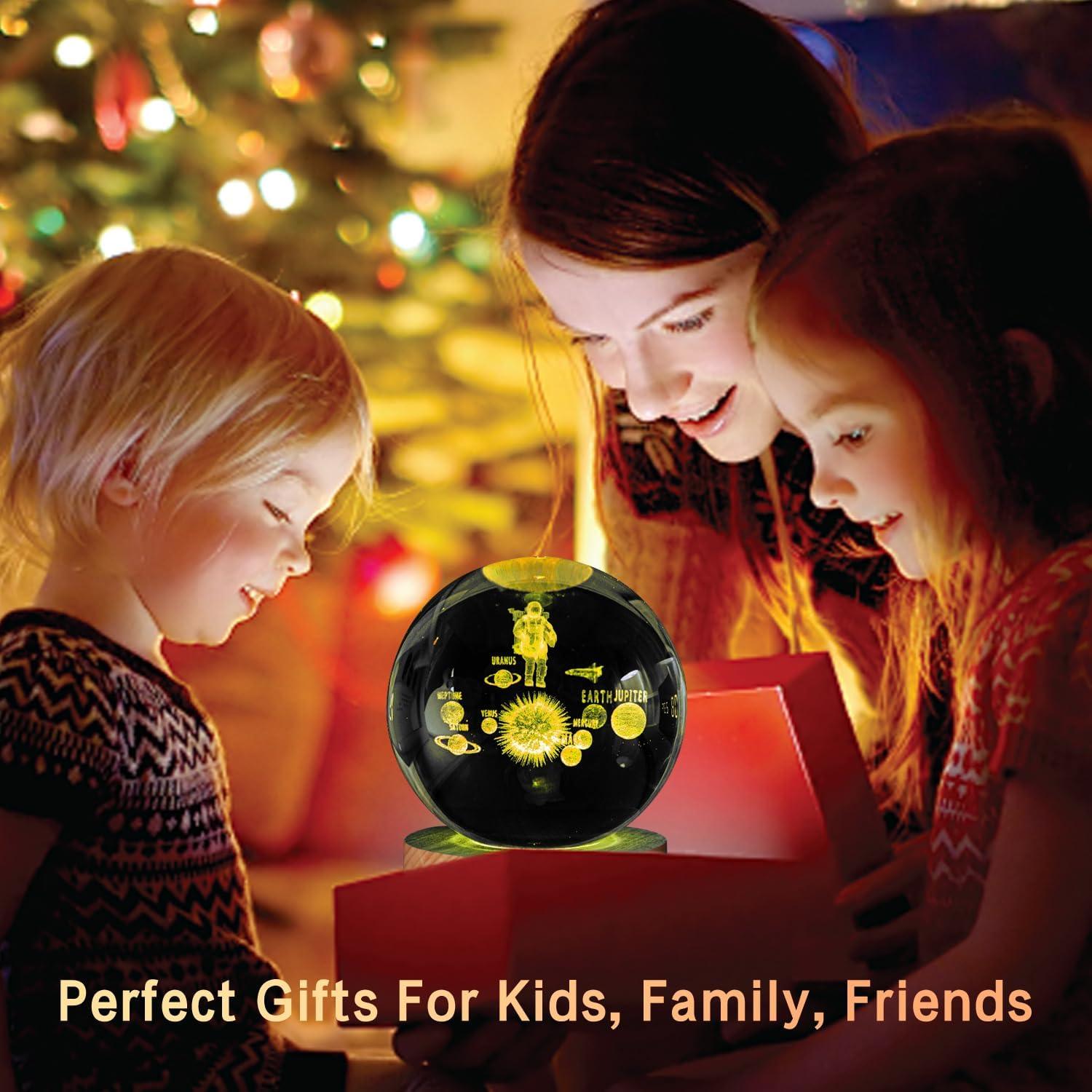 Lámpara de Noche 3D Astronauta JHXLAMP 8 cm 7 Colores