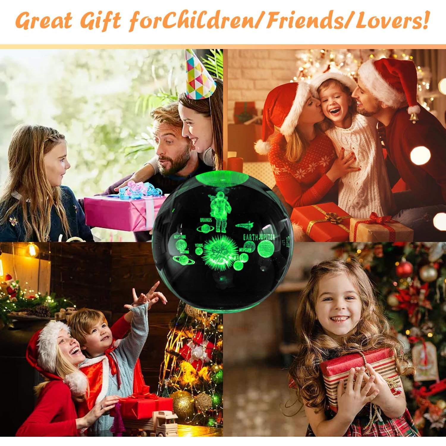 Lámpara de Noche 3D Astronauta JHXLAMP 8 cm 7 Colores