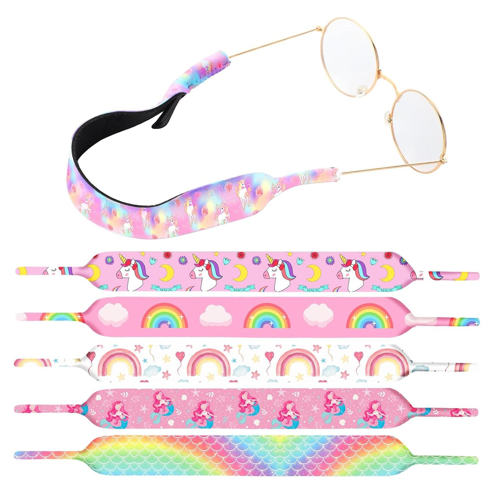 6 Correas Flotantes para Gafas de Niños Neopreno Ajustables