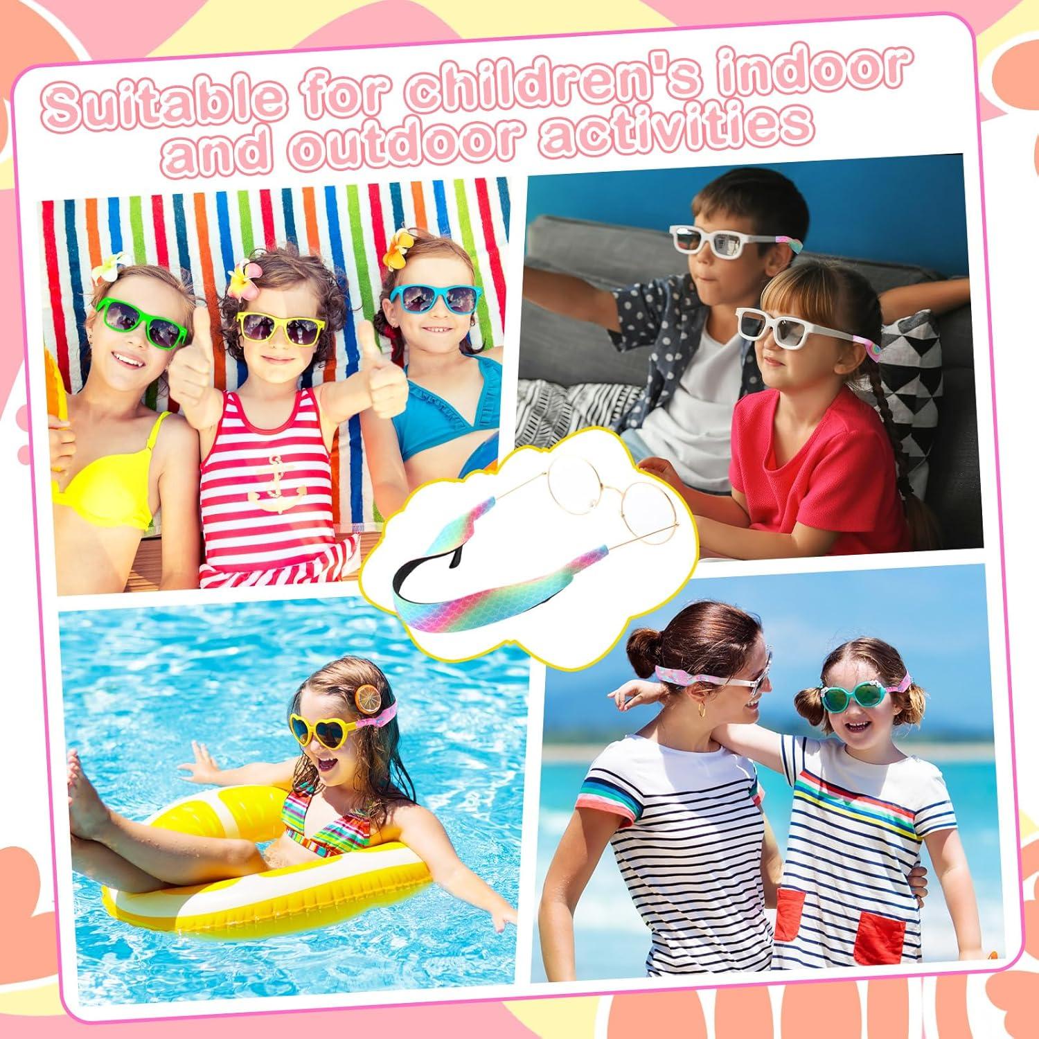 6 Correas Flotantes para Gafas de Niños Neopreno Ajustables