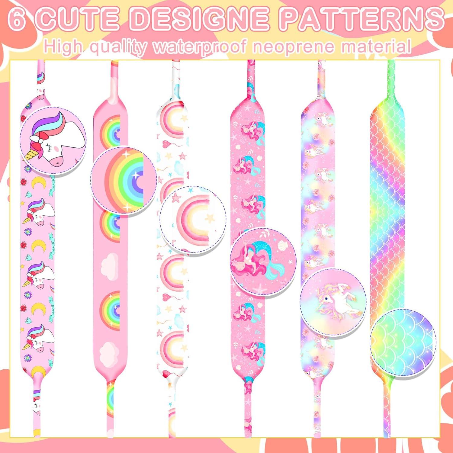 6 Correas Flotantes para Gafas de Niños Neopreno Ajustables