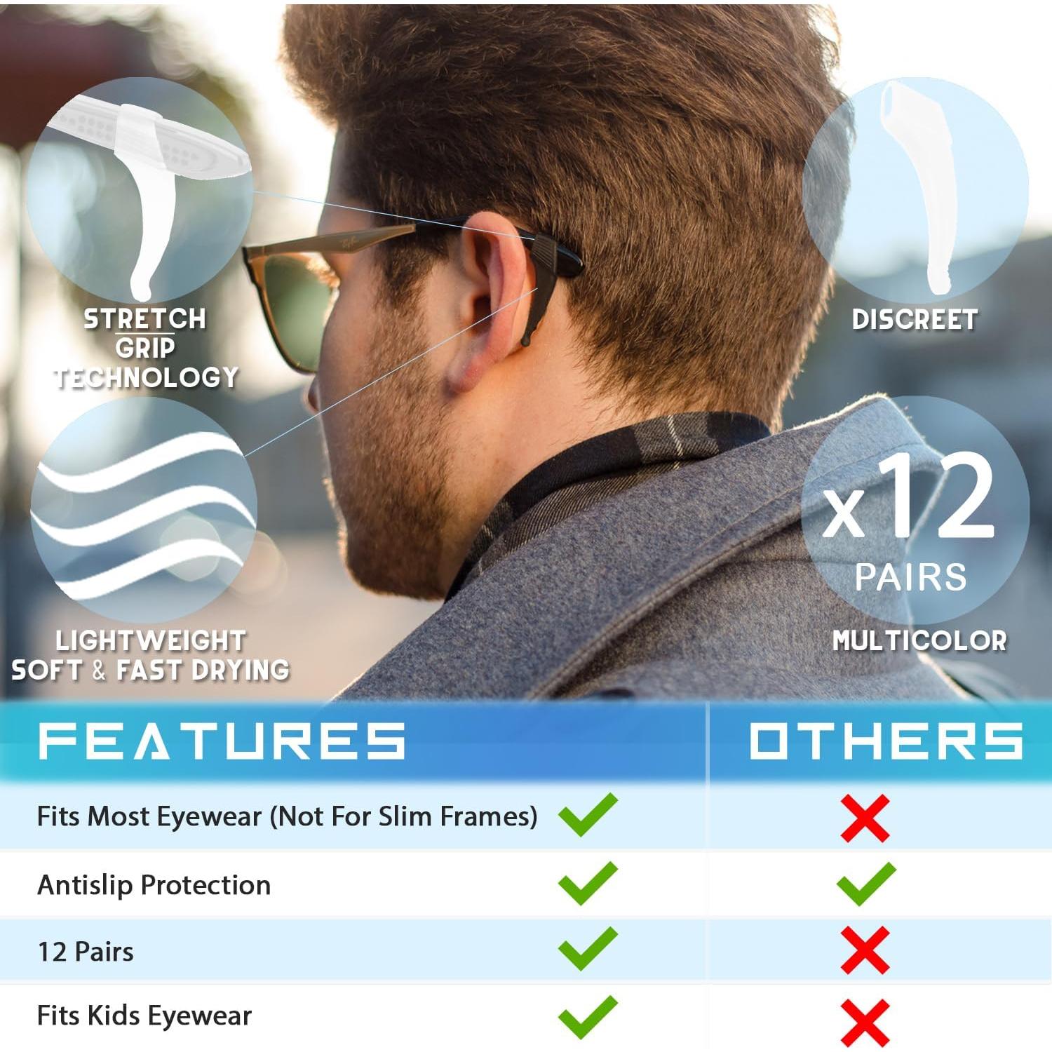 Correa para Gafas de Niños Anchor - Paquete de 12 Colores