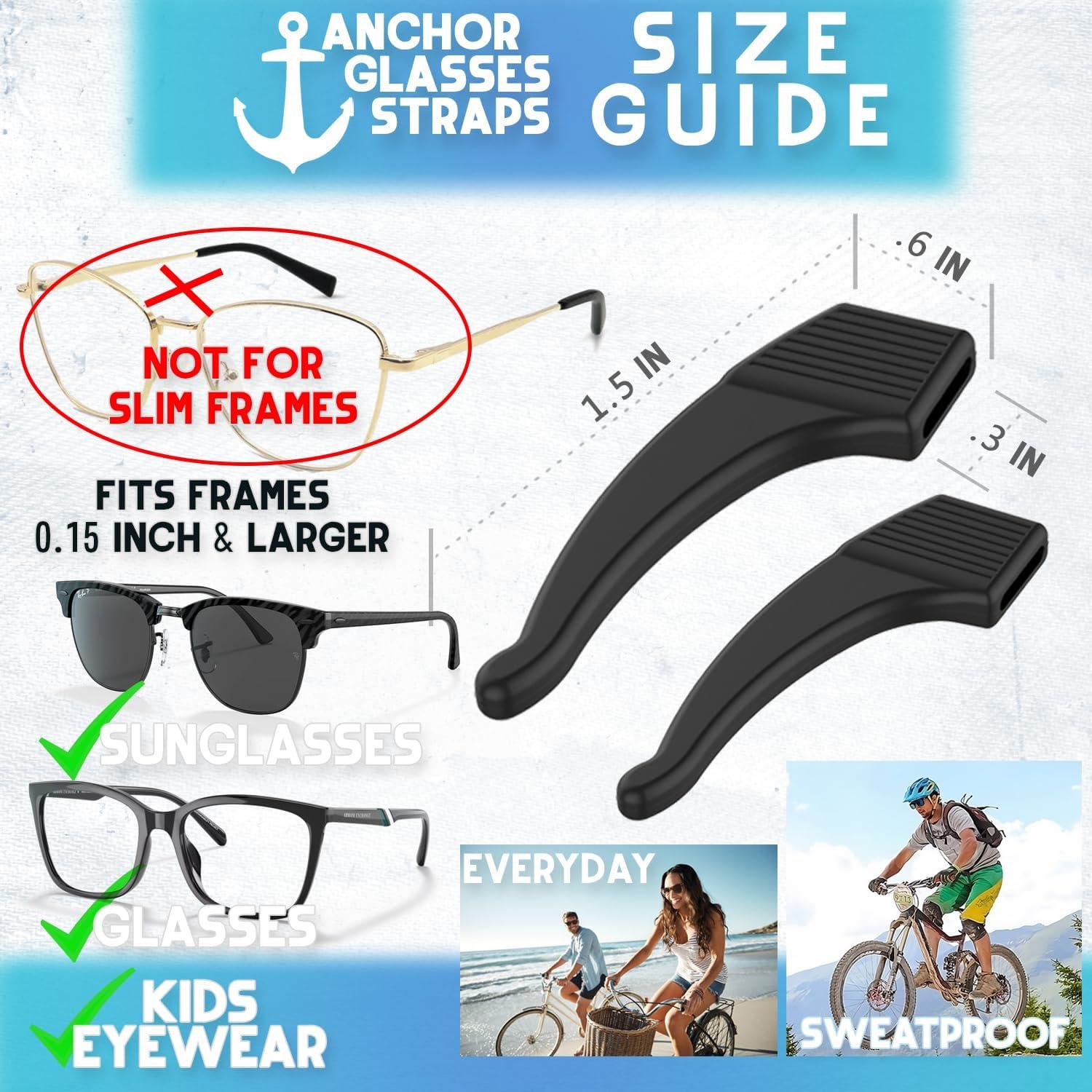 Correa para Gafas de Niños Anchor - Paquete de 12 Colores