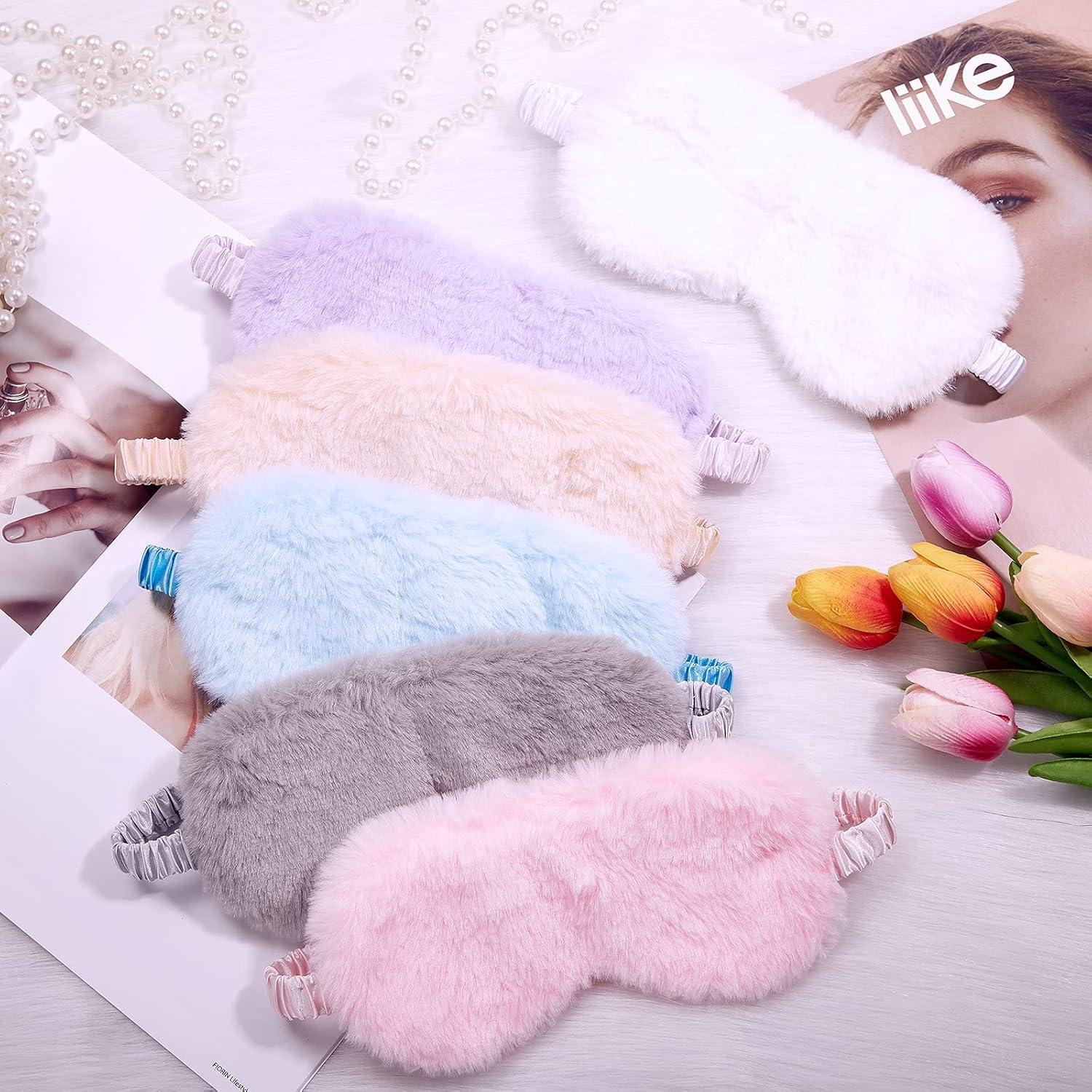 Máscaras de Ojos de Felpa SATINIOR - 6 Piezas Multicolor