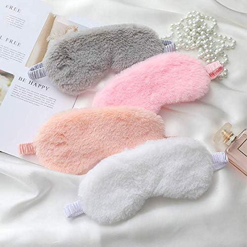 Paquete de 4 Máscaras de Ojos Ayygiftideas de Felpa Suave