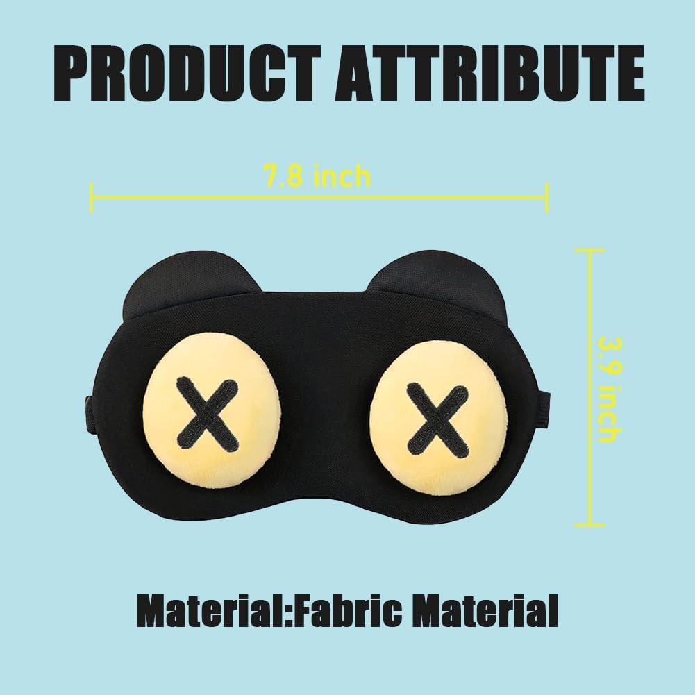 2 Máscaras de Ojos Suaves Canumer para Dormir - Ajustables