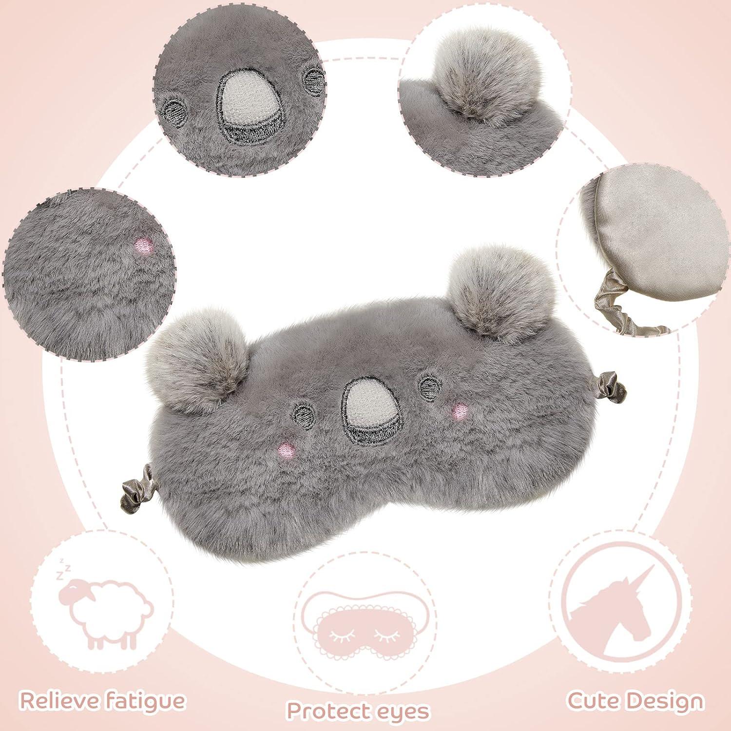 Máscara de Ojos SATINIOR 3 Piezas Suave para Dormir