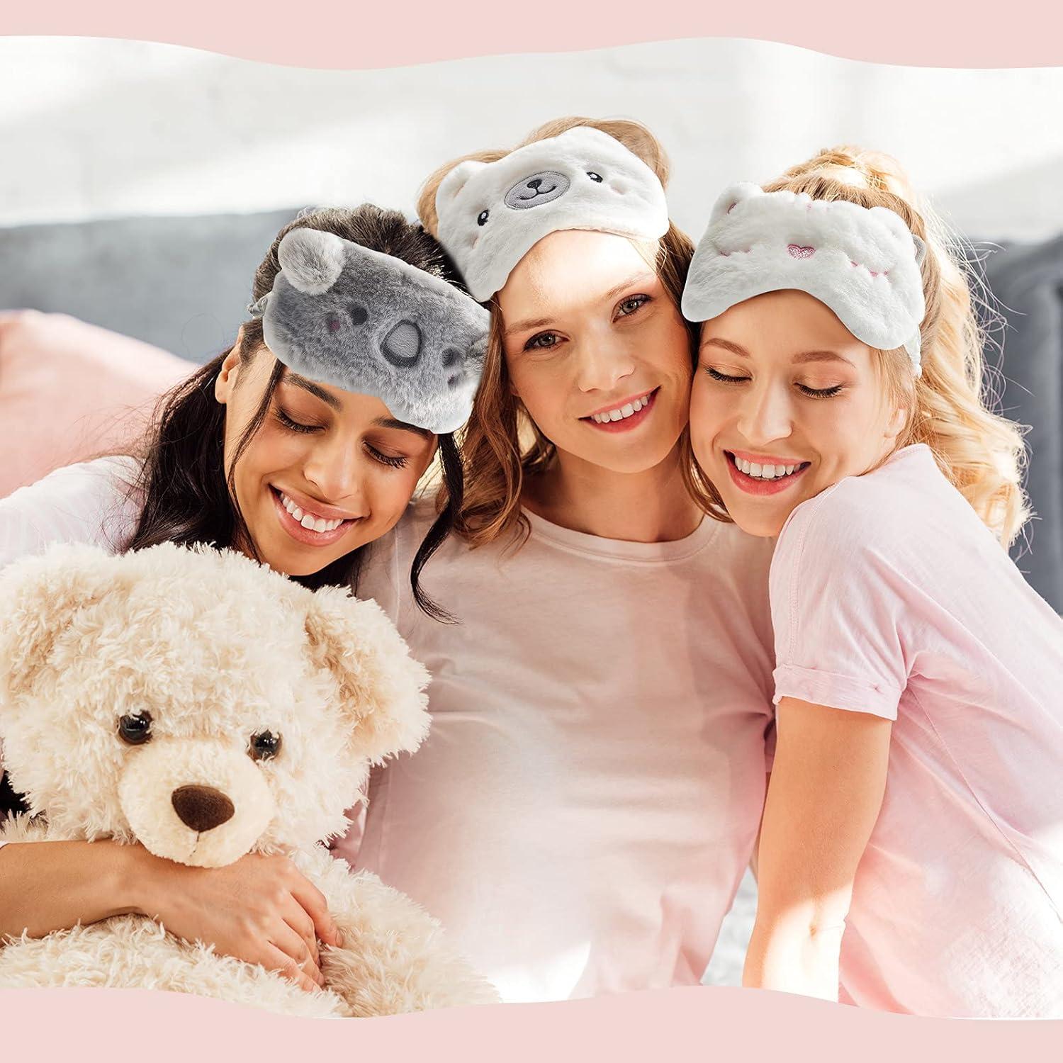 Máscara de Ojos SATINIOR 3 Piezas Suave para Dormir