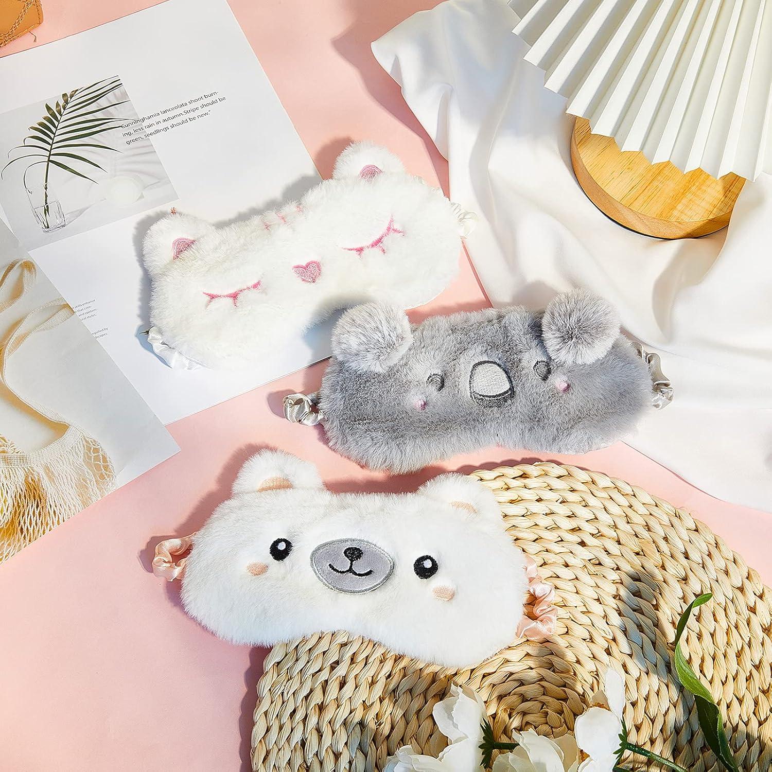 Máscara de Ojos SATINIOR 3 Piezas Suave para Dormir