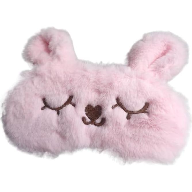 Paquete de 2 Máscaras de Ojos Conejo Ebonee - Suave y Ajustable