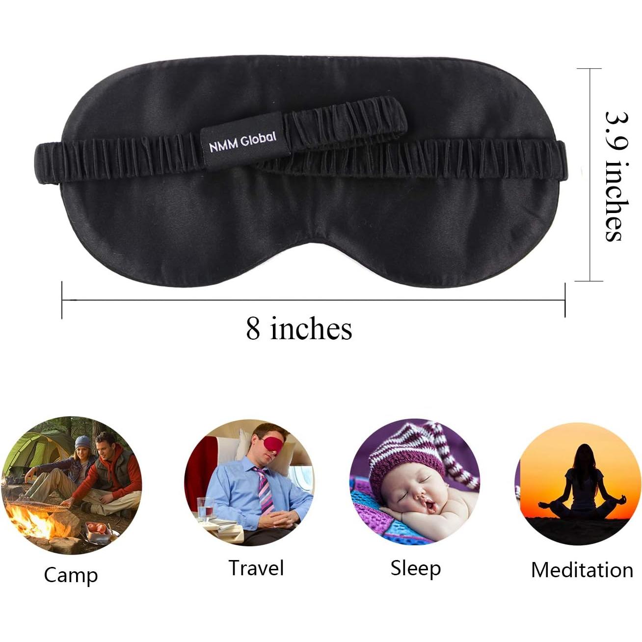 Máscara de Sueño de Seda Natural NMM Global - Color Champán