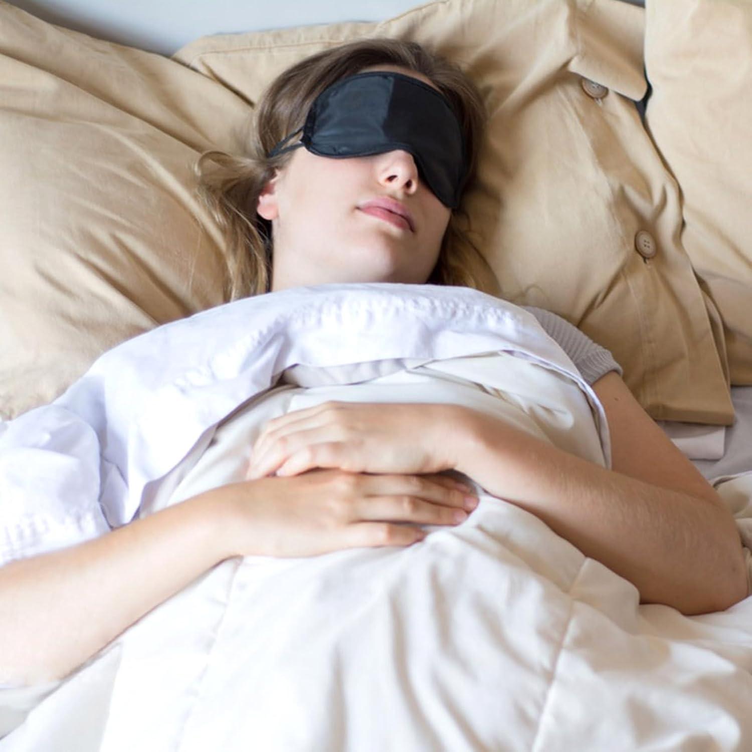 3 Máscaras de Ojos Suaves y Cómodas Juxiamal - Negro