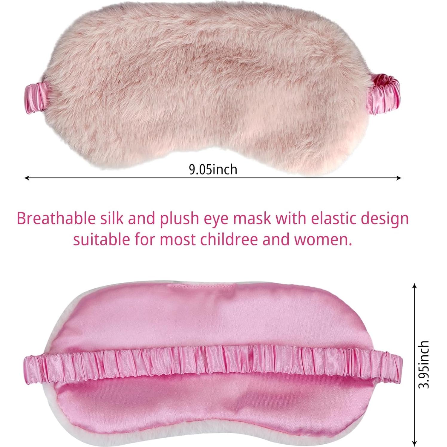 Máscara de Sueño de Felpa Azul JHFGJGH para Niños y Adultos