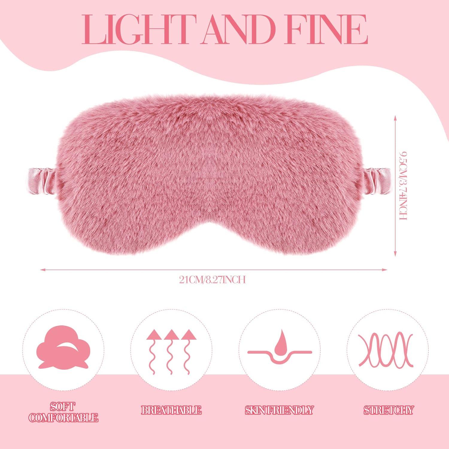 12 Máscaras de Ojos de Peluche Suave Bokon para Dormir