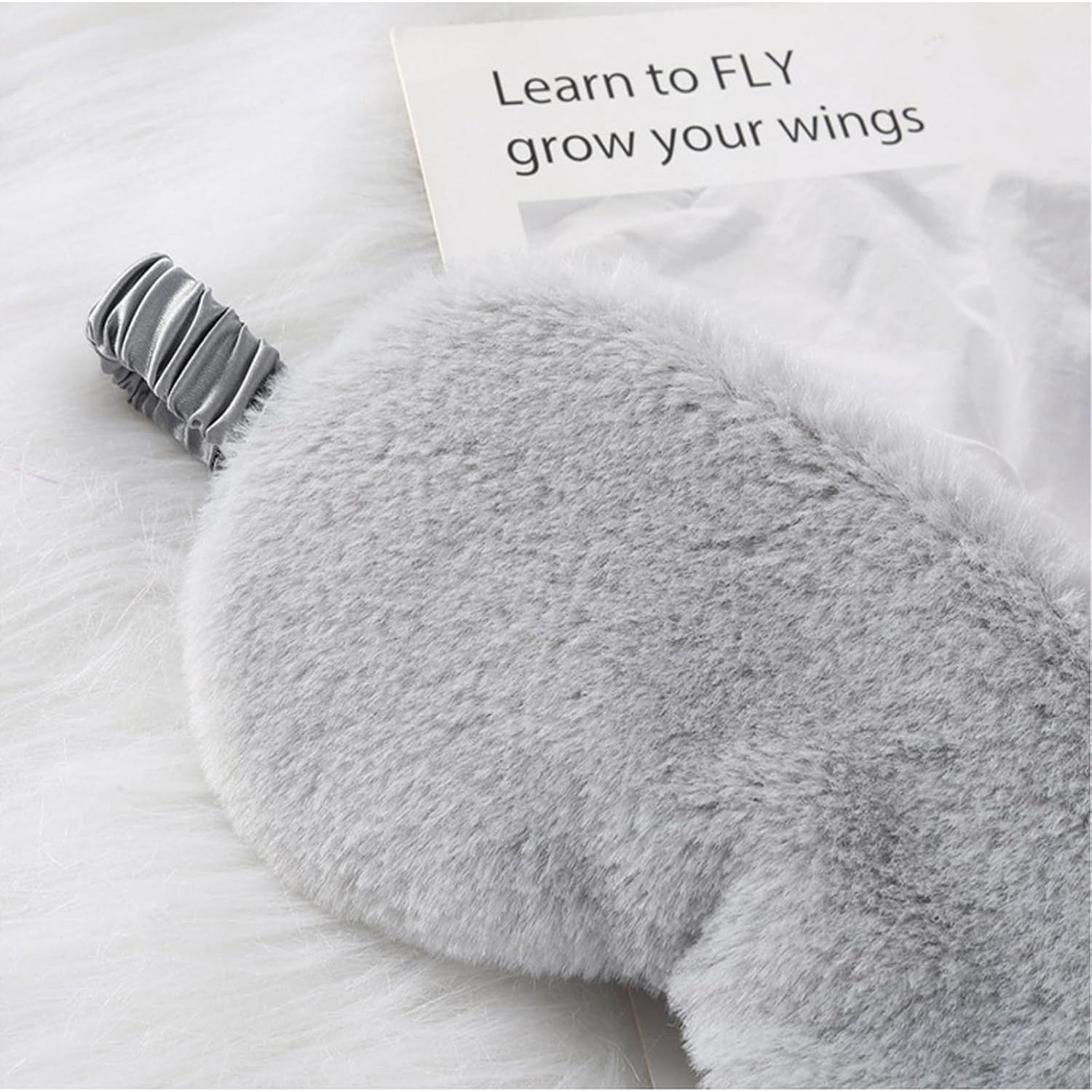 Máscara de Sueño de Felpa N-KONGJIAN 2PCS Ajustable