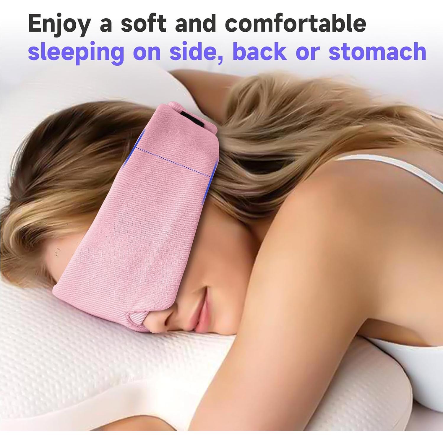 Máscara para Dormir Umisleep Algodón Modal Ajustable Rosa