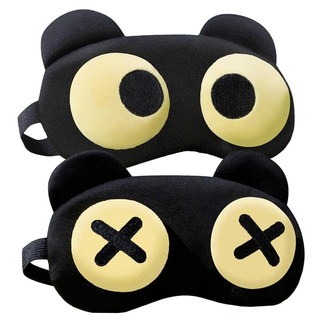 Paquete de 2 Máscaras de Ojos Eikovia para Dormir Ajustables