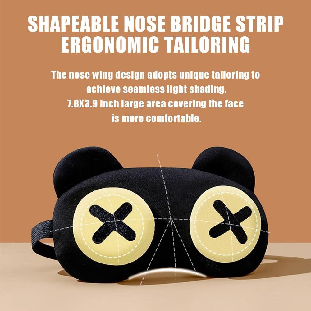 Paquete de 2 Máscaras de Ojos Eikovia para Dormir Ajustables