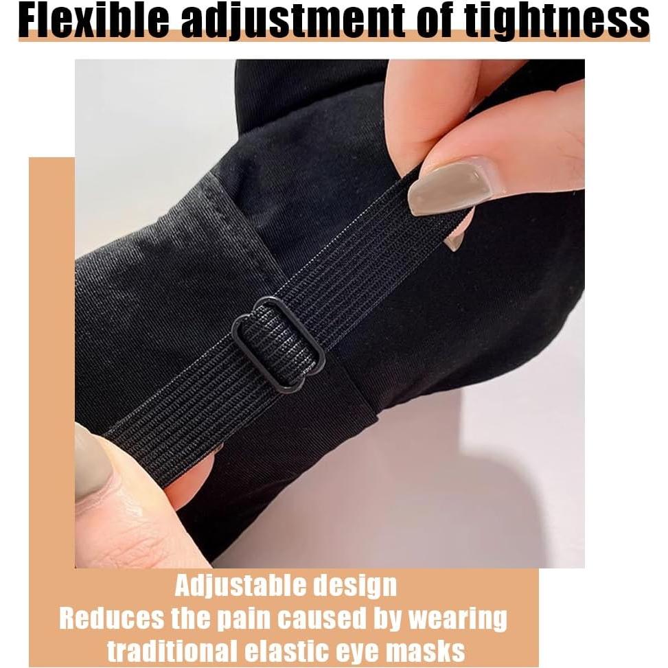 Paquete de 2 Máscaras de Ojos Eikovia para Dormir Ajustables