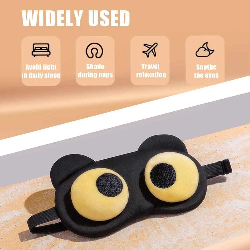 Paquete de 2 Máscaras de Ojos Eikovia para Dormir Ajustables