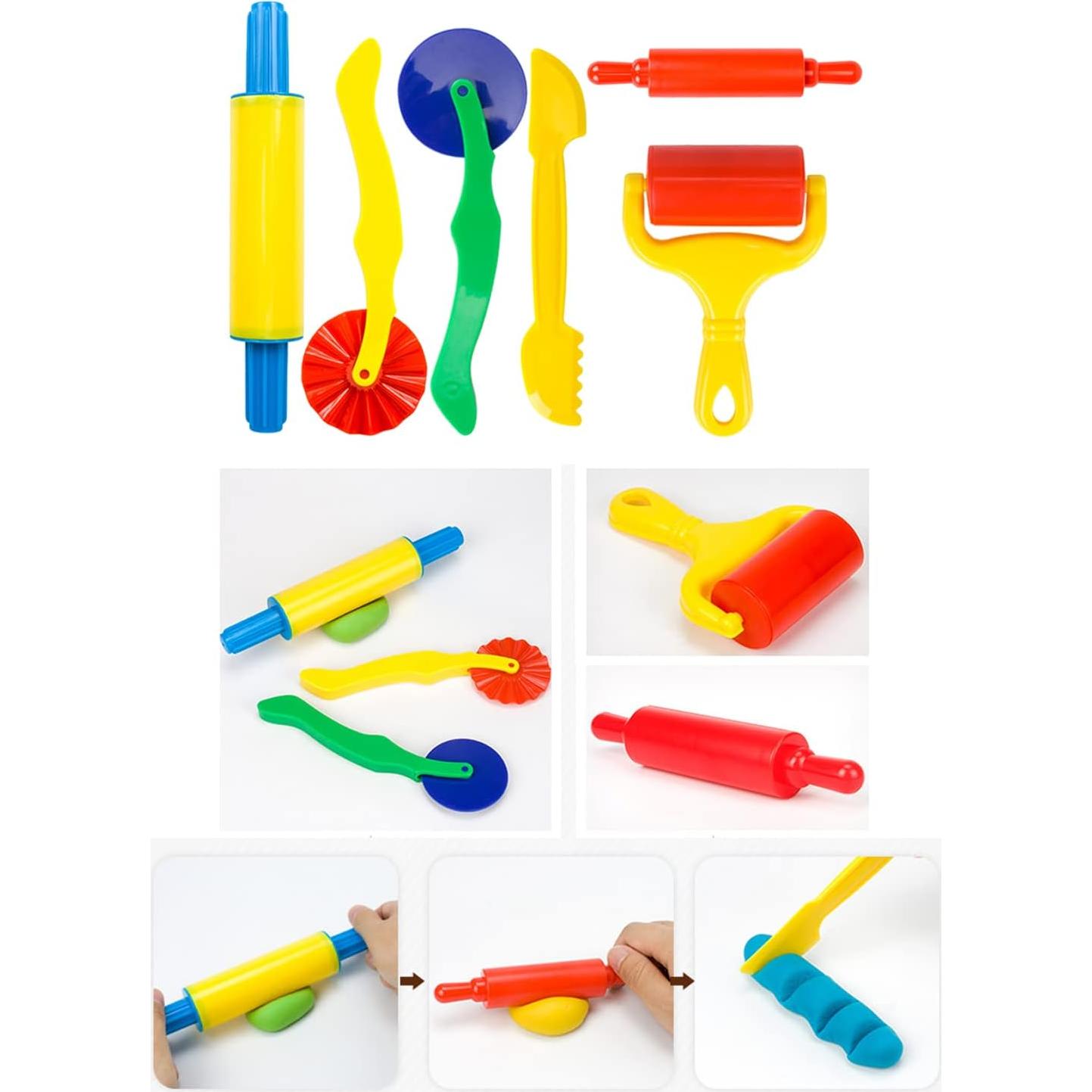 Juego de Herramientas de Plastilina Pecopcock 69 Piezas