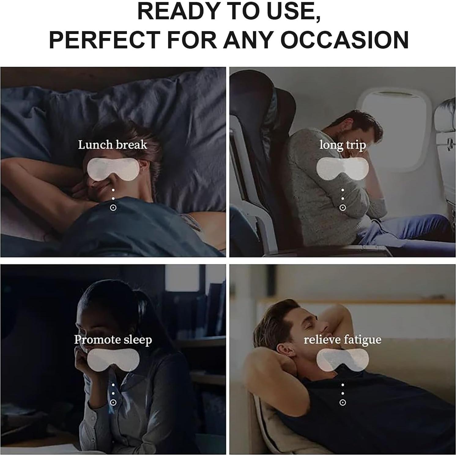 Máscara de Sueño de Seda de Morera DAISYSILK - Ajustable, Negro