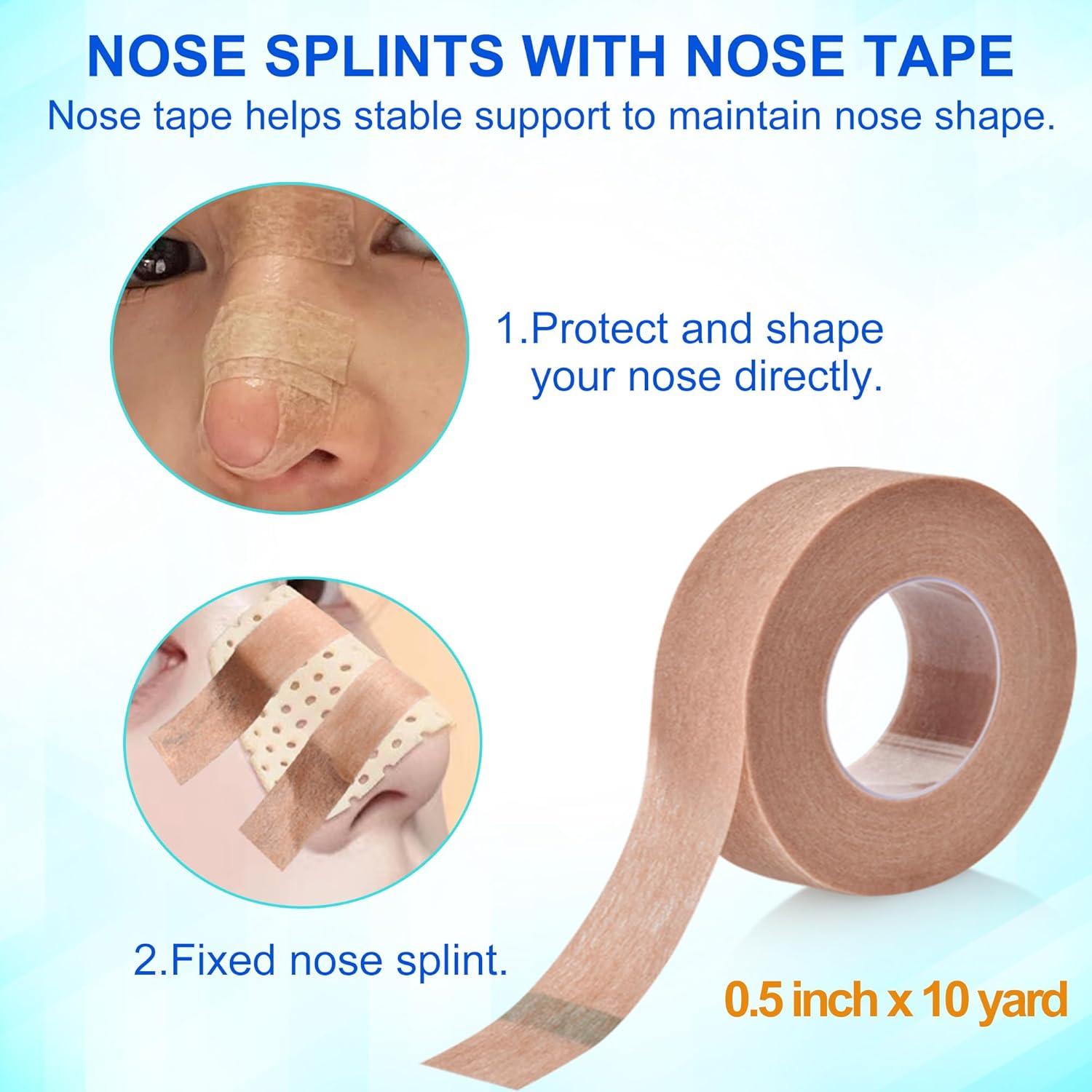 Juego de 6 Férulas Nasales Termoplásticas Anvosy para Rinoplastia