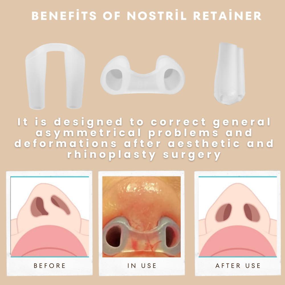 Retenedor de Nostril Footline BR-11 para Recuperación de Rinoplastia