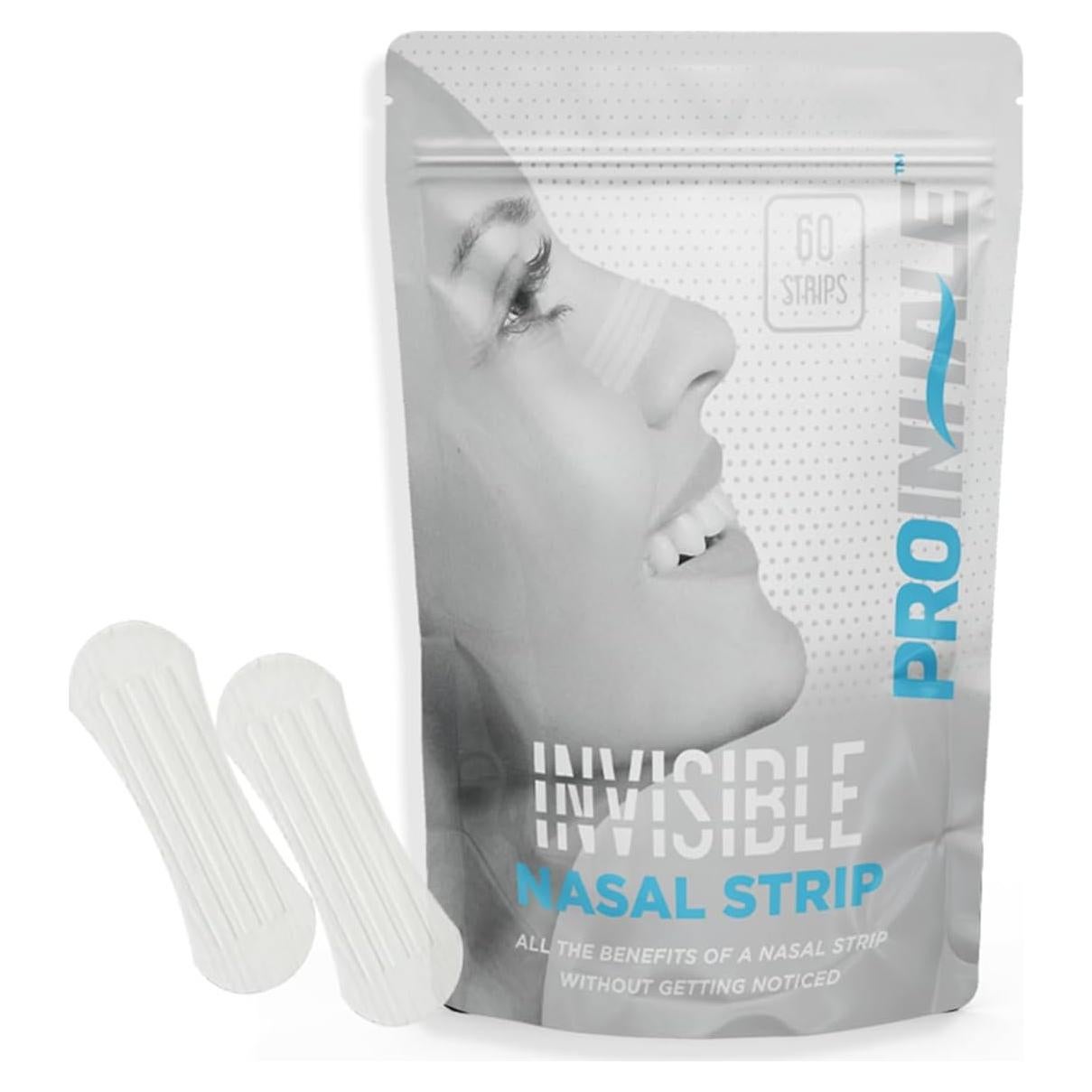 Tiras Nasales Atléticas ProInhale™ - 60 Tiras Flexibles