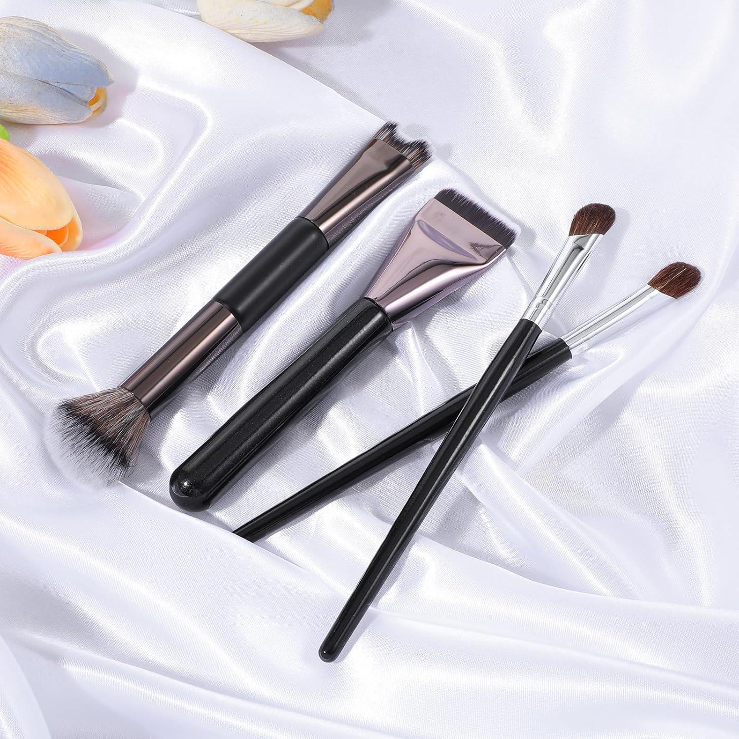 Set de Brochas para Contorno de Nariz MBAIYO 4Pcs en Forma de U