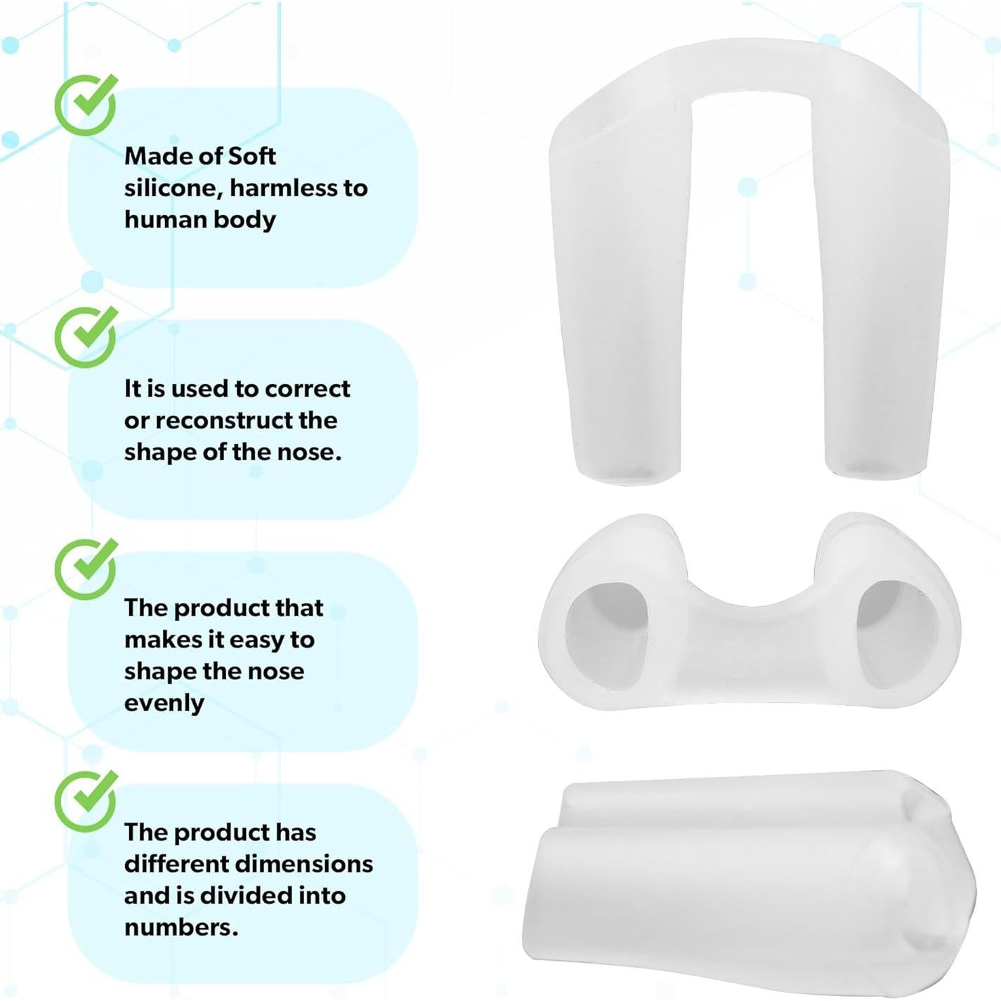 Retenedor Nasal de Silicona para Rinoplastia - Tamaño 7