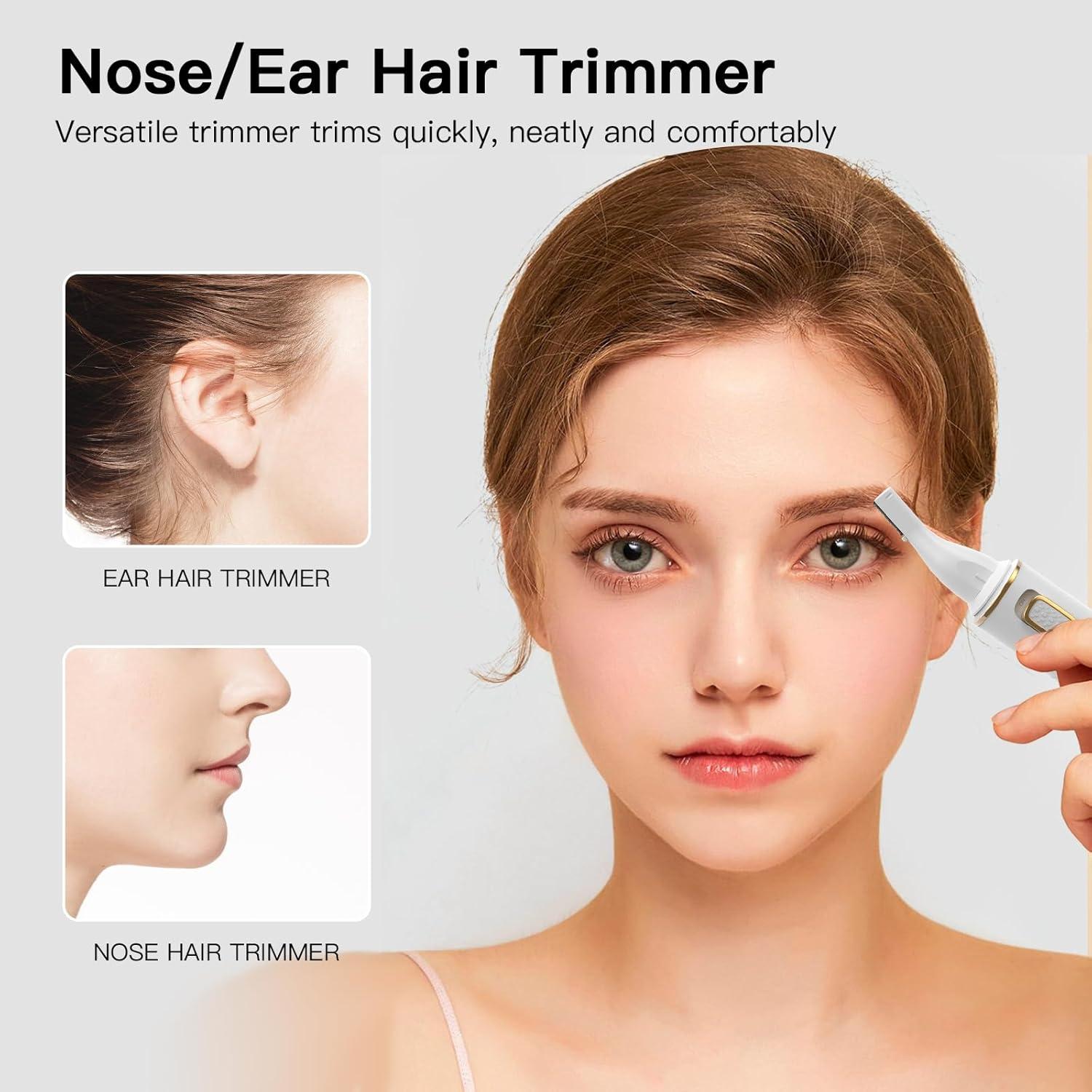 Recortador de Vello Nasal XOOMRSCP Inalámbrico USB Blanco